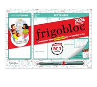 Mini Frigobloc hebdomadaire: Le calendrier hebdo maxi-aimanté pour se simplifer la vie ! De septembre 2025 à décembre 2026, avec 1 stylo 4 couleurs