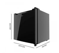 Cecotec Mini Frigorifero Bolero CoolMarket TT 31 Dual Black E. 31L, Dual Function, Classe E, Controllo Meccanico, Vassoio Estraibile, 47,4x44,7x49,6 cm, compatto e versatile per ogni esigenza.