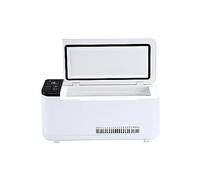 Mini frigoriferi Frigorifero portatile for insulina Ricarica for auto Frigorifero for medicinali a temperatura costante a frequenza variabile per i viaggi in auto nel dormitorio della camera da letto(