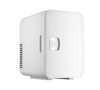 Mini frigorifero compatto, super silenzioso e portatile, per camere da letto, bevande, cura della pelle e bellezza, capacità 6 l, piccolo frigorifero con porta lattine