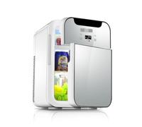 Mini frigorifero da 20 l, minibar con display digitale a LED, raffreddamento rapido nella scatola Chiller, controllo della temperatura, frigorifero, piccolo per camera e ufficio [Classe di efficienza
