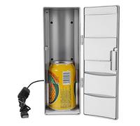 Mini frigorifero da 5 V, 1000 mA USB, per tutti i PC, auto o altre porte USB, frigorifero portatile in ABS sicuro e non tossico, 8,5 x 12 x 25 cm