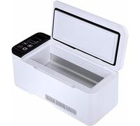 Mini frigorifero intelligente per insulina, termostato ricaricabile USB per medicinali, mini frigorifero con batteria agli ioni di litio da 6700 mAh, temperatura da 2 a 20 °C.