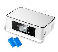 Mini frigorifero mini frigo per insulina, custodia da viaggio USB per medicinali, portatile, con manico, per mantenere il raffreddamento da 2 a 8 ℃, per auto, viaggi, casa, 2 batterie bianche