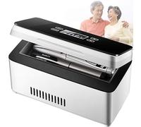 Mini frigorifero per insulina, da campeggio, per diabete, auto, casa, mini frigorifero portatile, per medicine, ricarica USB, adatto per campeggio, viaggi