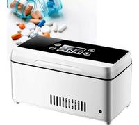 Mini frigorifero per insulina, medicina, scatola refrigerata per insulina, frigorifero portatile per auto, mini frigorifero per farmaci per persone con diabete