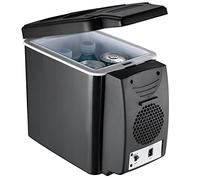 Mini Frigorifero Portatile, 6L 12V/220V Piccolo Frigorifero, Auto Camion Camper Barca Frigorifero for Bevande Frigorifero da Viaggio for Guida, Viaggi, Pesca, All'aperto