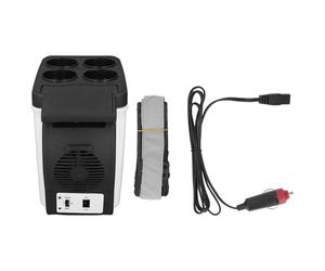 Mini frigorifero portatile da 12 V da 6 litri 37 W a basso rumore for alimenti, medicinali e accessori for la conservazione di cosmetici