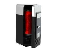 Mini frigorifero refrigeratore - Dispositivo USB portatile, alimentato a corrente alternata, bevande e cosmetici, design compatto retrò, portaoggetti da viaggio in camera da, ideale per gli