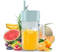 Mini Frullatore Portatile, 400ML Mini Mixer Per Smoothies Bicchiere Di Miscelazione Usb Con 6 Lame Per Frullati E Frullati Frullatore Personale Elettrico Per L’Ufficio E La Palestra, Viaggi