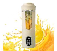 Mini frullatore portatile da 700 ml, 1500 mAh, ricaricabile tramite USB, con 12 taglierine, con 4 modalità di taglio, frullatore portatile per frullati di frutta, frullati, succhi di verdura