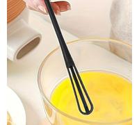 Mini frusta con manico ergonomico - Frusta manuale a testa singola per mescolare le uova spatola per cucina per una facile pulizia antiscivolo ABS gadget 21,6 x 2,9 cm