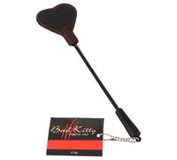 MINI FRUSTA NERA RIGIDA PALETTA CUORE LUNGA 25 CM COPPIA SADO