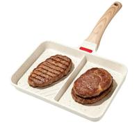 Mini Frying Pan, Square Nonstick Detachable Skillet, Lightweight Egg 3.19in | Egg Frying Pan, Mini Square Nonstick Skillet with Detachable Design, Lightweight Cooking , for Stove Top Breakfast Ome