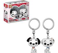 MINI FUNKO POP POCKET KEYCHAIN PORTACHIAVI DISNEY LA CARICA DEI 101 PONGO PURDY