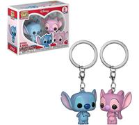 MINI FUNKO POP POCKET KEYCHAIN PORTACHIAVI LILO & STITCH ANGEL & STITCH