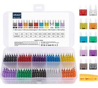 Mini Fusibili Auto, 120 Pezzi Fusibili Auto Kit, 10 Specifiche (2A 3A 5A 7.5A 10