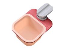 Mini Garbage Can - Clip on Trash Can, Rotating Storage Table Wast Holder, Compact Desk Waste Bin for Kitchen Living Room Bedroom Bathroom Counter Shelf Farmhouse Dorm Apartment Use