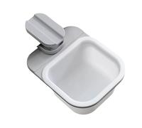 Mini Garbage Can, Desk Trash Container, Clip on Rotating Storage, Sturdy Compact Design Easy Use, Space Saving Portable Style for Kitchen Living Room Bedroom Bathroom