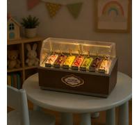 Mini gelateria in miniatura per bambini, mini negozio per casa delle