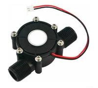 Mini generatore di energia idraulica, 12V strumento idroelettrico G1/2" filo maschio della turbina dell'acqua per l'alimentazione di energia