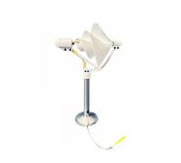 Mini generatore eolico 1-10W Miniatura Turbina Eolica A Spirale Esperimento Scientifico Lampada di Alimentazione Modello di Generatore Eolico Solare Bianco Con Luce LED 320mm per test e uso didattico