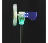 Mini generatore eolico con rotazione a 360° per esperimenti didattici, basso consumo energetico, kit di scienze energetiche alternative, plastica blu verde educatio
