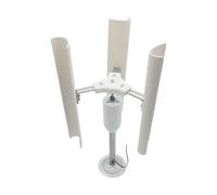 Mini generatore eolico Modello di generatore eolico verticale a tre pale senza rumore Generatore senza spazzole a magneti permanenti trifase Strumenti portatili for mulini a vento a bassa velocità per