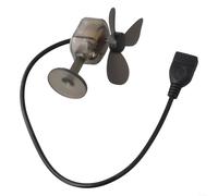 Mini generatore eolico portatile all'aperto, mini generatore eolico portatile, mini generatore eolico con USB, luce d'atmosfera esterna della banca di potere