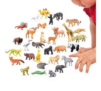 Mini Giocattoli Animali 24 Piccole Decorazioni Educative Giungla per Feste
