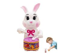 Mini giocattolo da avvolgere - Pp 12 x 10 x 9 cm | Clockwork Tamburo Animal | Set di action figure interattive con coniglietti e cuccioli, per bambini, bambini e bambine