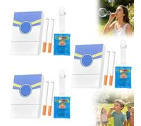 Mini giocattolo soffia bolle, 6 Pezzi Macchina per Bolle Portatile, Giocattolo per bolle di sapone, Soffiatori di bolle di sapone, Bacchette per bolle di sapone, Regalo per feste, uomini e donne