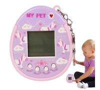 Mini Giocattolo Virtuale Digitale - Console Portatile Retrò 5,8 X 4,9 X 1,7 Cm, Portachiavi Elettronico per Animali Domestici, Gioco Animali Nostalgici, Interattivo Virtuale Animale Domestico | Stile