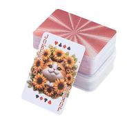 Mini gioco di carte - Gioco da tavolo impermeabile per feste di famiglia, robusto ponte in plastica per bambini, adulti e maghi, essenziale da viaggio per bar, club ed eventi a tema