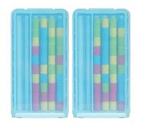 Mini gioco di sfida Stack di colori con 40 anelli Puzzle di abbinamento colori Impila compatta e ordina rompicapo per bambini Adulti Compleanno Pasqua Natale Regali per feste (2 pezzi) (B)