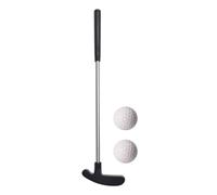 Mini Golf Clubs - Stainless Steel Shaft Zinc Alloy Head Portable Golff Clubs | Golf Accessories 2-Way Putter Anti-Rust For School Study Rooms Bedrooms Home
