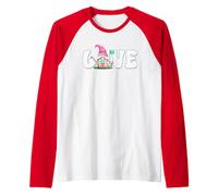 Mini Golf GNOME for Women Funny Golfing Graphic Love Golf Maglia con Maniche Raglan