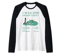 Mini Golf Oggi Ero Uno sotto Maglia con Maniche Raglan