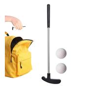 Mini Golf Putter - Club di asse in acciaio inossidabile, strumento di testa in lega di zinco | Attrezzature per l'allenamento a due vie portatili, Accessorio per pratica interna, Sport profesi
