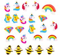 Mini Gomme da Cancellare, Gomma Piccola per Bambini, Gomme per Cartoni Animati, Set Gomme da Cancellare, Cancelleria per Studenti, per Casa Ufficio Scuola (100 Pezzi)