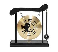 Mini Gong a Percussione da Tavolo, Simboli degli Animali Cinesi | Rame e legno puro, suoni melodici e rilassanti, manutenzione con panno asciutto, decorazione per casa o ufficio