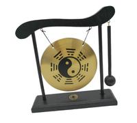 Mini Gong cinese Wind Gong Feng Shui Ottone Gong Desktop Gong Ornamento