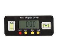 Mini goniometro digitale a 360 gradi, mirino angolare in plastica ABS 0,1 °, strumento inclinometro per angolo inferiore magnetico, per misurazione di angolo e livello(100mm)