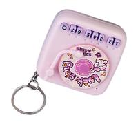 Mini Gramophone keyychain- ciondolo per il giradischi musicali con suono di piano giocabile | Simpatico giocattolo portatile, portachiavi, ciondolo, giocattolo regalo nostalgico per bambini, collezion