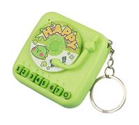 Mini Gramophone keyychain- ciondolo per il giradischi musicali con suono di piano giocabile | Simpatico giocattolo portatile, portachiavi, ciondolo, giocattolo regalo nostalgico per bambini, collezion