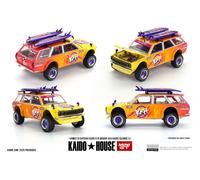 MINI GT 1/64 DATSUN 510 WAGON 4X4 KAIDO ISLANDS V1 1969 MODELLINO STATICO