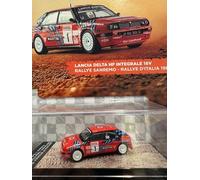 Mini GT 1:64 Lancia Delta HF Integrale EVO 1992 Rally Martini Racing 4 Car Set