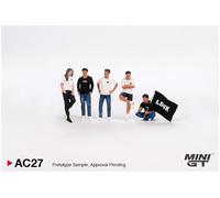 Mini GT AC27 Team Liberty Walk Figure Set Die Cast 1/64