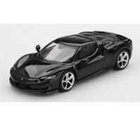 Mini GT FERRARI 296 GTB NERO DAYTONA 2024 "BBR FOR MINI-GT"1:64