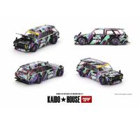 Mini GT KHMG144 Kaido House Datsun Kaido 510 Wagon HKS V1 Die Cast 1/64